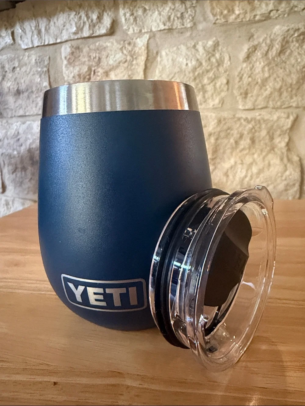 Yeti Navy Blue Wine Tumbler-holds 10oz